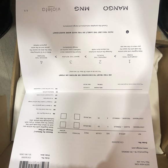 Mango x Pernille structured wool blazer $230 S NWT - Picture 5 of 5